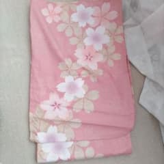 桜の花柄ピンク浴衣のサムネイル