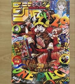ONE PIECE 肉ルフィ 付録付き ジャンプ 33号 ワンピースカード - メルカリ
