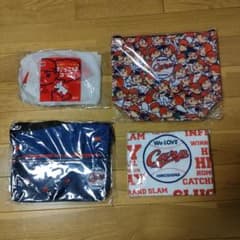 カープ福屋グッズ3点と坊やビニール人形のサムネイル