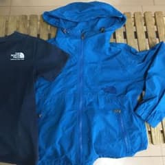 ノースフェイス　キッズ　コンパクトジャケット　水色　130 おまけ付きのサムネイル