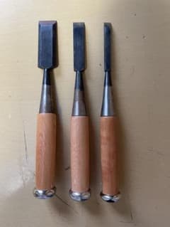 格安❗️木工用 追入鑿 3本セットのサムネイル