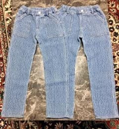 BeBeツイードパンツ　☆ 140 ☆ 双子のサムネイル