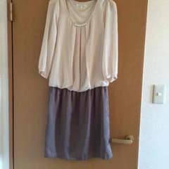 ロペ シフォンサテンワンピ。のサムネイル
