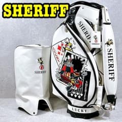 超希少！SHERIFF LUCKY キャディバッグ トランプ柄 9.5型 3点式 超希少！SHERIFF LUCKY キャディバッグ トランプ柄 9.5型 3点式 - メルカリ