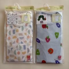 UNIQLO ベビー ボディスーツ 80cm 2点セットのサムネイル