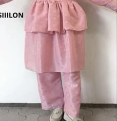 パンツ SIIILON Hid dot skirt pants / PINK SIIILON Hid dot skirt pants / PINK - メルカリ