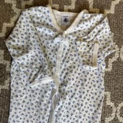 PETIT BATEAU ロンパース 6m 67cm 花柄のサムネイル