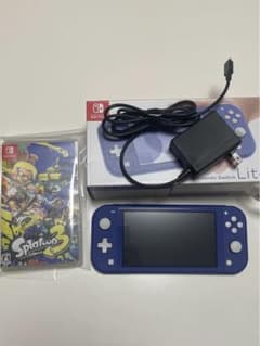 ニンテンドースイッチライト ブルーとスプラ3のサムネイル