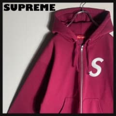 【美品】SUPREME フルジップパーカー Sロゴ 刺繍 ボルドー M 美品】SUPREME フルジップパーカー Sロゴ 刺繍 ボルドー M - メルカリ