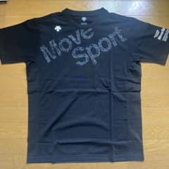 Move Sport 黒 半袖Tシャツ　DESCENTEのサムネイル
