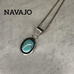 ひひん 　NAVAJO I.L刻印　ナバホ ターコイズネックレス ひひん 様 専用 NAVAJO I.L刻印 ナバホ ターコイズネックレス - メルカリ