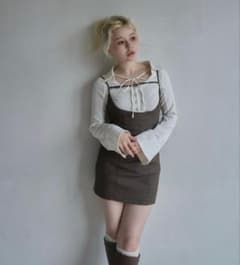 andmary チェック Betty layered check dressのサムネイル