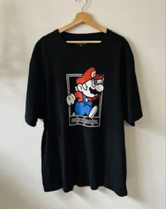 スーパーマリオブラザーズ Tシャツ 4L ブラック ビッグサイズ 任天堂のサムネイル