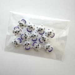 Nail art parts: Flying squirrel design, set of 12.