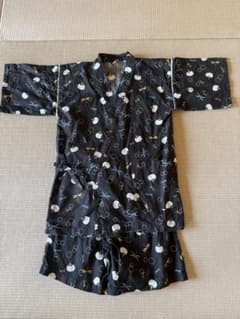 黒の果物と眼鏡柄甚平 130のサムネイル