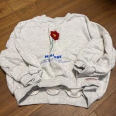花刺繍 トレーナー 100cmのサムネイル