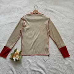 新品タグ付き✨ リブトップス(F)/差し色 合わせやすい シンプル
