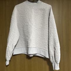 COLZA ハニーズ 花柄エンボス加工 長袖プルオーバー ベージュ Mのサムネイル