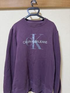 CALVIN KLEIN JEANS パープル スウェット Mのサムネイル