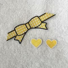 うちわデコ デコうちわ パーツ リボン - メルカリ