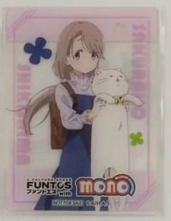 アニメmono 敷島桜子　桜子　ファントエス　コラボ　アクリルカード　ゆるキャンのサムネイル