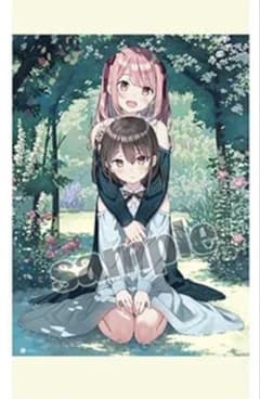 カントク 少女風景画集 光の通り路　有償特典　B2Wスエードタペストリー カントク 少女風景画集 光の通り路 有償特典 B2Wスエードタペストリー