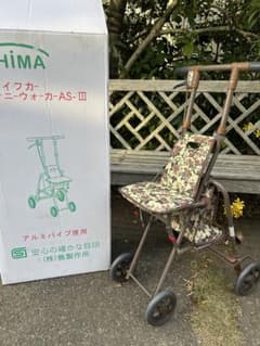 美品ほぼ使用なし★島津製作所★SHIMAシルバーカー AS-III 花柄 美品ほぼ使用なし☆島津製作所☆SHIMAシルバーカー AS-III 花柄 - メルカリ