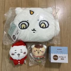 ちいかわ エニマイくじ クッション　マグカップ　ぬいぐるみ4点セットのサムネイル