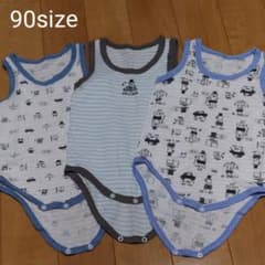 肌着 タンクトップ ロンパース 90のサムネイル