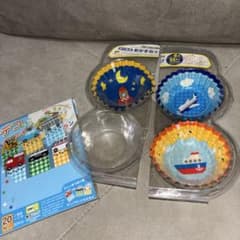 キャラ弁グッズ 宇宙・船デザインカップ 20個入りのサムネイル