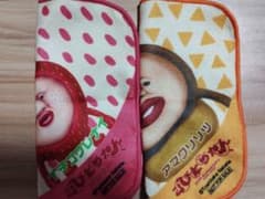 松屋 こびとづかん　アマクリソツ　イチゴクレナイ　タオル　２枚セットのサムネイル
