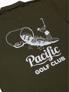 Pacific Golf Club ポロシャツ オリーブグリーンのサムネイル