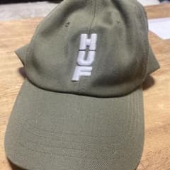 お値下げ交渉可能‼️HUFグリーンキャップのサムネイル