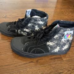 Vans Madrid スニーカー 黒 スエードキャンバス 蝿 蠅　マドリッドのサムネイル