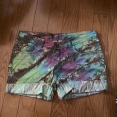 タイダイショートパンツ　デニム地のサムネイル