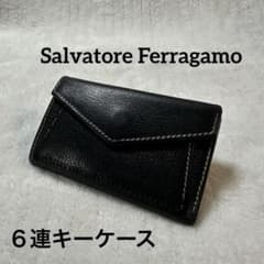 サルヴァトーレフェラガモ 本革6連キーケース レザー - メルカリ