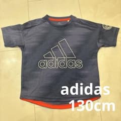 【adidas】ネイビー Tシャツ 130cmのサムネイル