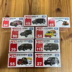 トミカ　9台セット　まとめ売りのサムネイル