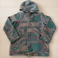FITH キッズ フード付き フリース ジャケット カモフラ柄 130cm