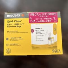 medela Quick Clean 電子レンジ除菌バッグ 4袋入のサムネイル