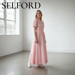 セルフォード CELFORD モノグラム ワンピース ピンク Mサイズ - メルカリ