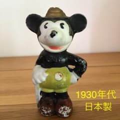 30's アンティーク antique ビスクドール ミッキーマウス 日本製 ミッキーマウス ビスクドール 1930年代 日本製 - メルカリ