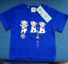新品未使用タグ付き 半袖Tシャツ　青　ブルー　犬　80cm　男の子 赤ちゃん本舗のサムネイル