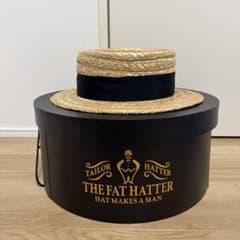 Mr. Fatman 麦わら帽子 専用ボックス付き　カンカン帽　値下交渉可