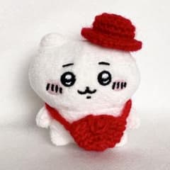 치이카와 앉아 봉제인형 모자·모자와 가방·가방·포셰트의 세트 레드