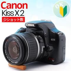 少ショット数 Canon Kiss X2 必要なもの揃ってます！最初の1台に