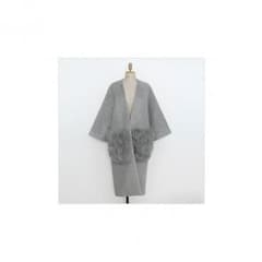 serena様専用☆ポケットファーコート♡グレーロングのサムネイル