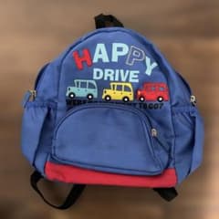 3can4on キッズ リュック HAPPY DRIVE ブルー