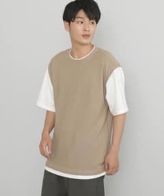 【最終価格】BEAMS HEART / フェイクレイヤー ベスト Tシャツのサムネイル