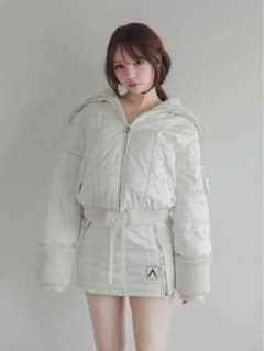 andmary Mary quilting jacket＆skirt wh×bgのサムネイル